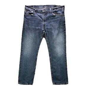 Levi's Jeans Mens 38x32 Blue 559 Relaxed Straight Faded Stretch Denim